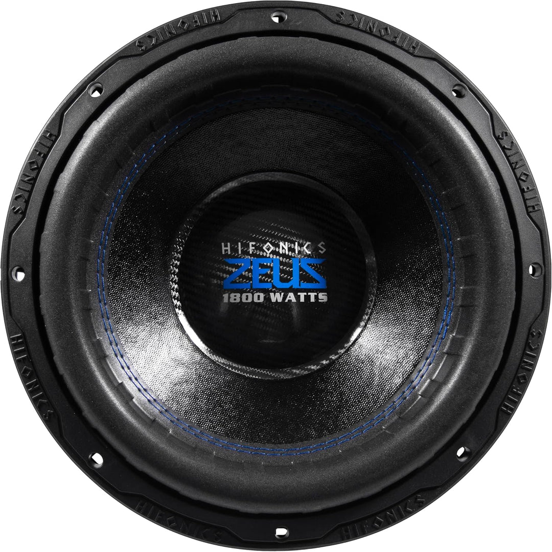 Hifonics ZSPL12D2-30 cm (12“) SPL Subwoofer mit 2 + 2 Ω Impedanz aus der Zeus Serie | bis zu 1.800 W