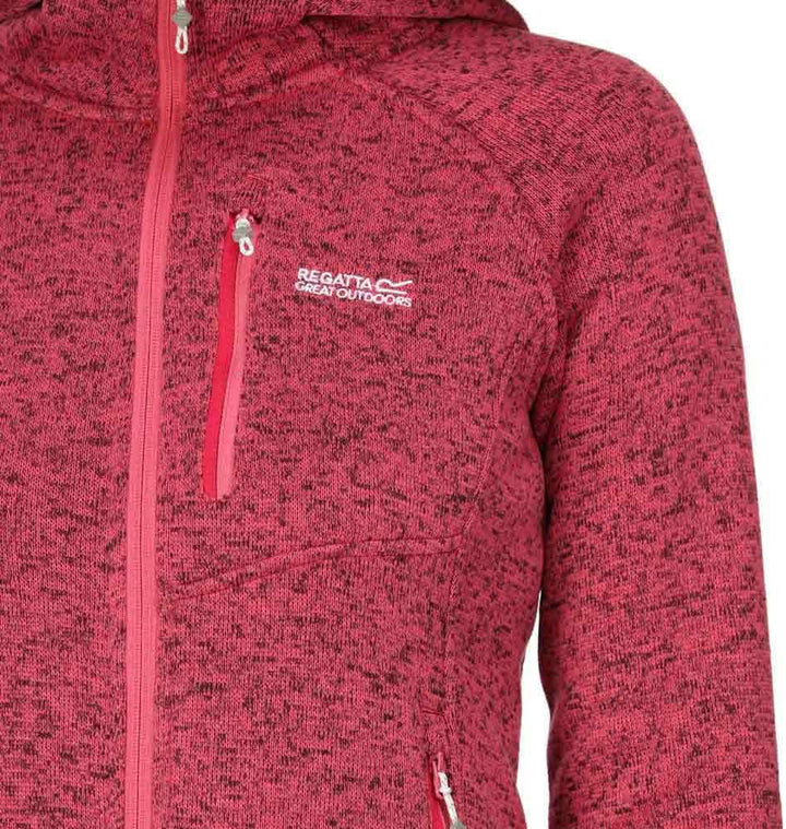 Regatta Damen Women's Newhill Hooded Fleece Jacket Fleecejacke 42 Fruit Dove, 42 Fruit Dove