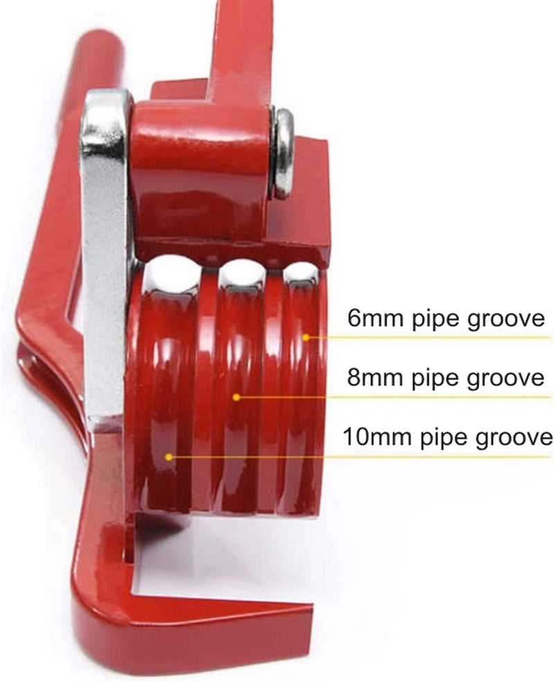 Rohrbiegezange, 3-Schlitz 1/4"5/16" 3/8"0-180 Grad Mini Rohrbieger Werkzeuge, manuelle Rohrbiegemasc