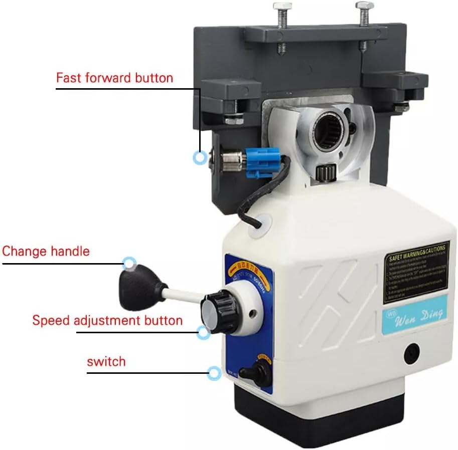 X Achse Feed-Fräsen, Kleines X-Axis Bridgeport Fräsmaschine, 220V, 200RPM, Werkzeugsatz/Tabelle, Frä