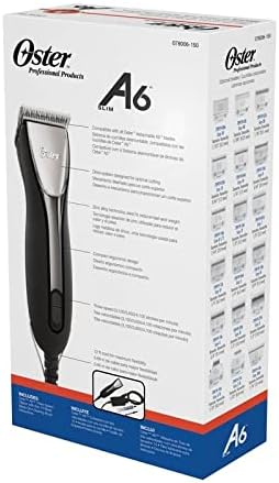 Oster Scherm. A6 slim, lila mit gummiertem Griff Weiss, Weiss
