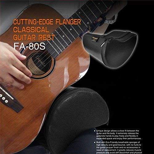 Tragbares Gitarrenkissen aus PU-Leder, Flanger FA-80S, Kissen für Gitarre, konturiert, integrierter