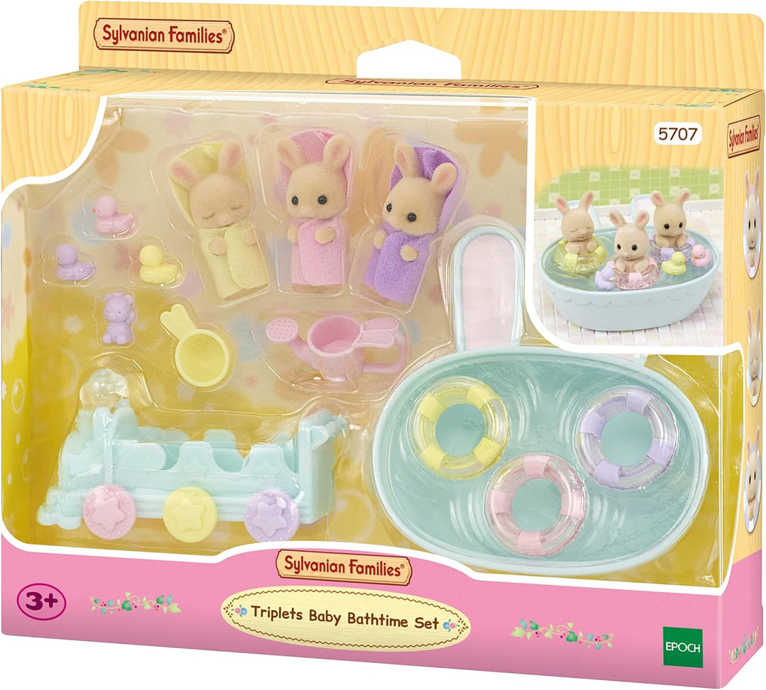 Sylvanian Families 5707 Triplets Baby Bathtime Set