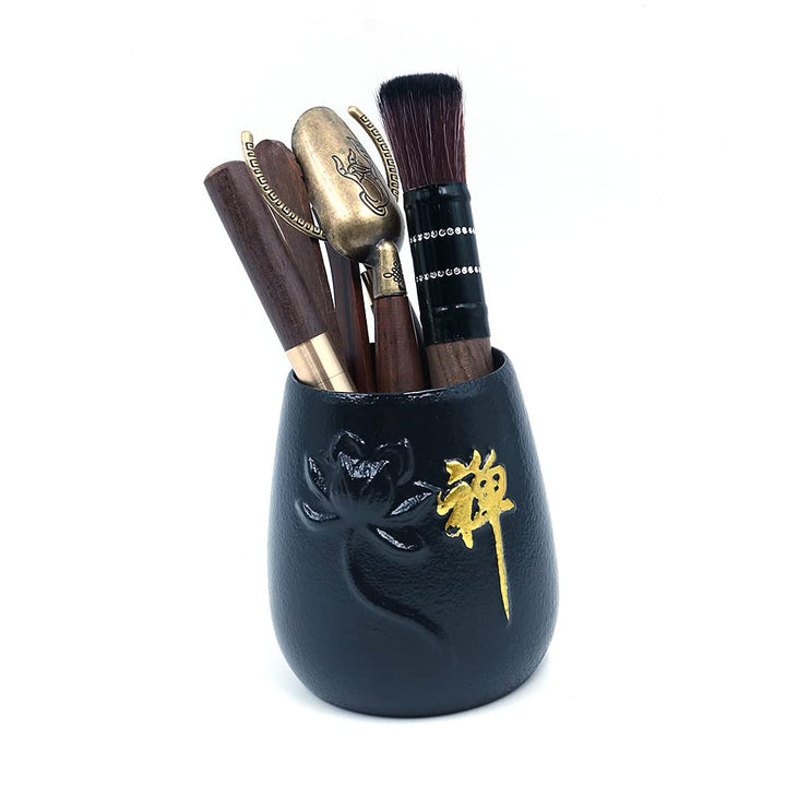 Alnicov Kung Fu Tea Set Zubehör Daquan Tea Zeremony Sechs Herren Set Tee Zubereitung Werkzeug Tee-St