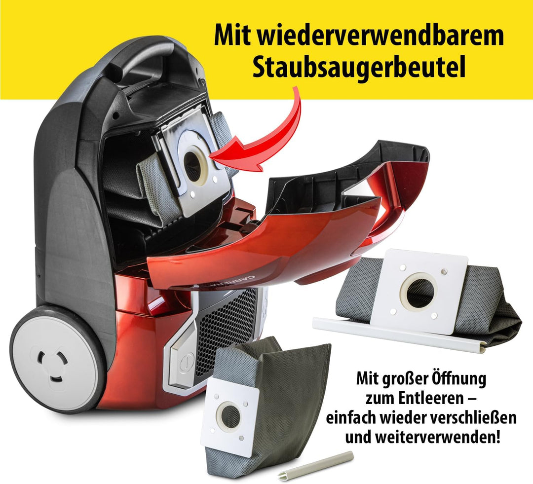 CARRERA Staubsauger [Für alle Fussböden] Vacuum Cleaner - Bodenstaubsauger - Staubsauger mit Kabel -