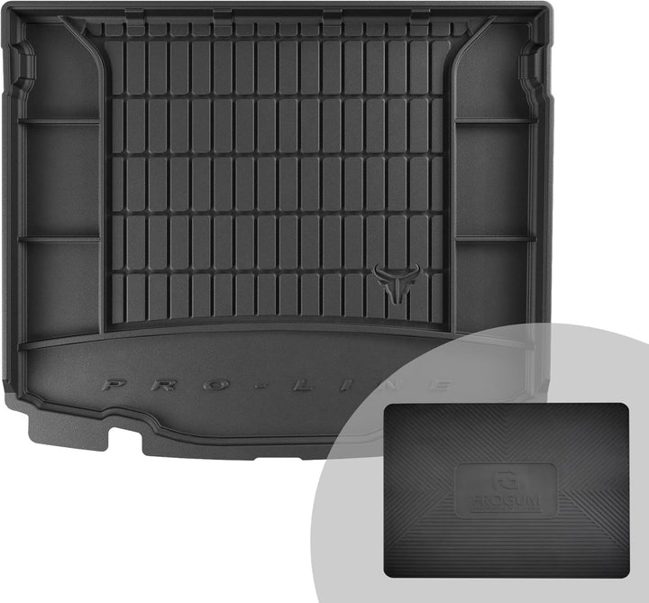 FROGUM ProLine 3D Gummimatte Exklusive Auto Kofferraummatte Kofferraumwanne für Ford Kuga III Titani