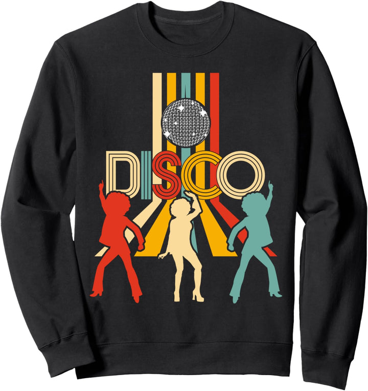 Retro 70er Jahre Tanzen Disco Sweatshirt