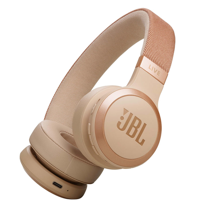 JBL Live 670 NC – Bluetooth On-Ear-Kopfhörer mit adaptivem Noise-Cancelling – Kabellose Ohrhörer mit