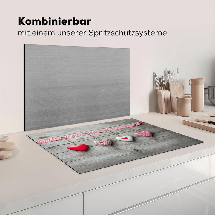 KitchenYeah© Herdabdeckplatte Einteilig Ceranfeld Abdeckplatte für | 78x52 cm - Induktionsschutz Cer