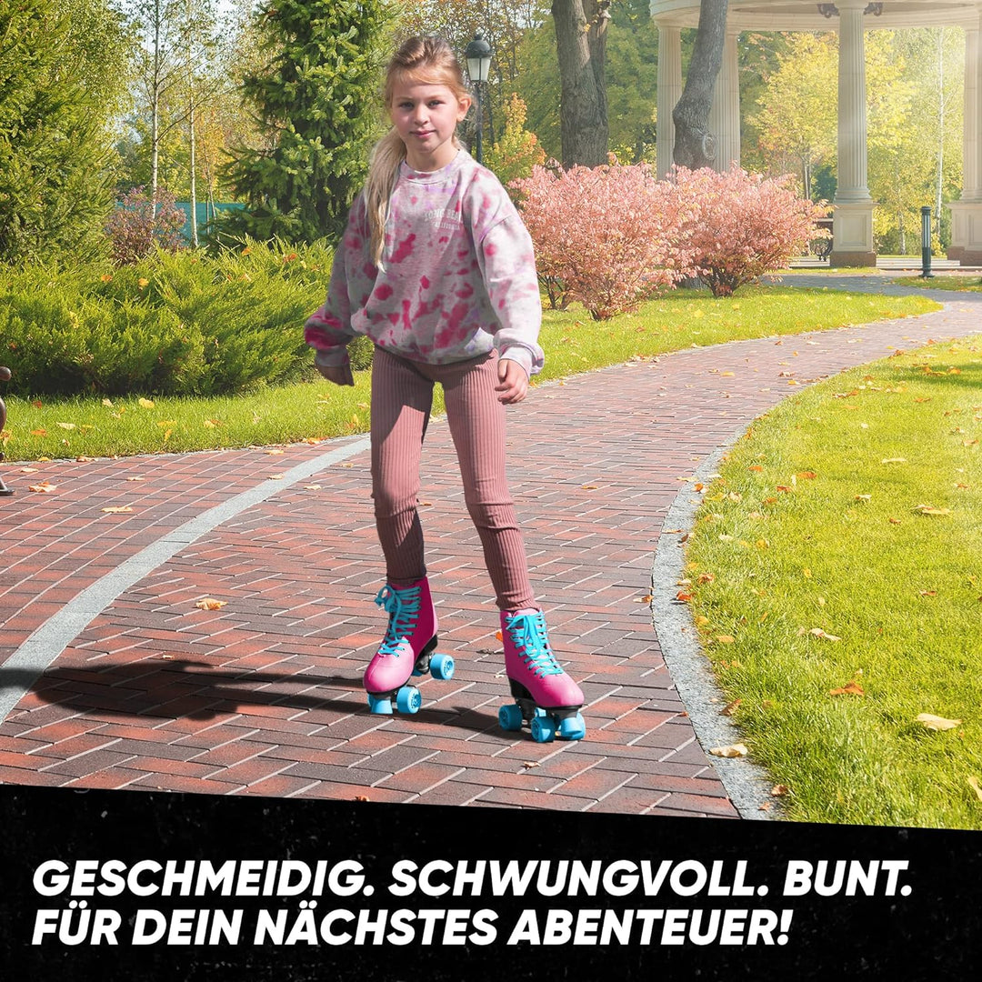 Apollo Disco Roller, Classic Roller | Rollschuhe für Kinder und Erwachsene | grössenverstellbare Qua