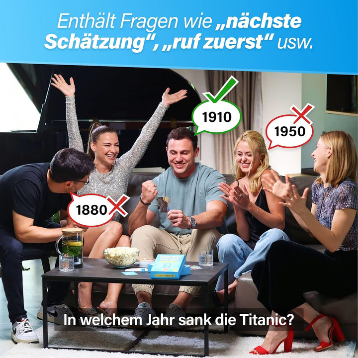 The World Game Super Quiz - Deutsche Version - Trivial Gesellschaftsspiele für Erwachsene mit 1200 F