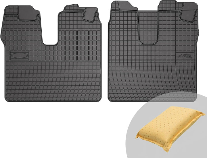FROGUM EL Toro Gummimatten Ganzjähriges-Set von Autofussmatte Auto Fussmatten für Man TGA 2000-2019,