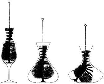 L’ATELIER DU VIN – Grosse Bürste – Nylonbürste - Für die perfekte Pflege Ihrer Karaffen und Verkostu