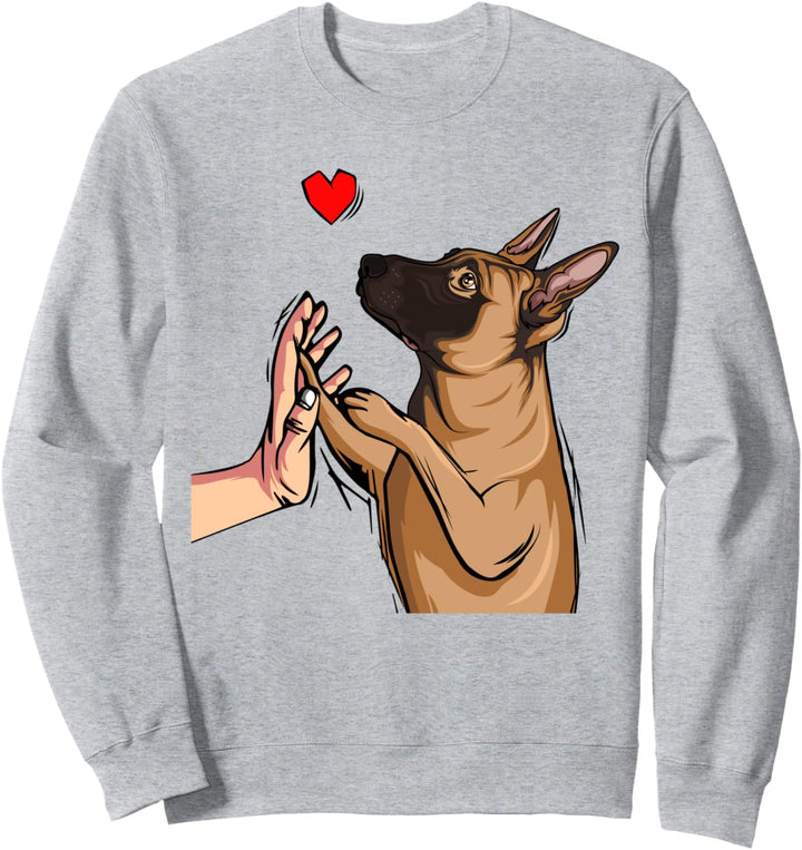 Malinois Liebe Hundehalter Herrchen Frauchen Sweatshirt