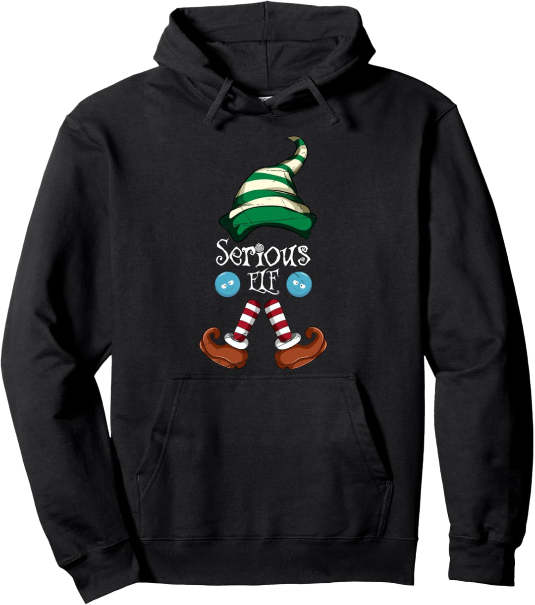 Kinder Jungen Mädchen Pajama Geschenk Ernster Weihnachtself Pullover Hoodie