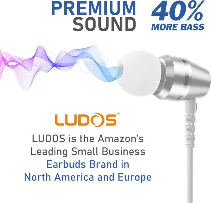 LUDOS OMNITONE USB C Kopfhörer, 5 Jahre Garantie für iPhone 16 15 Pro Max Plus Samsung Galaxy S24 S2