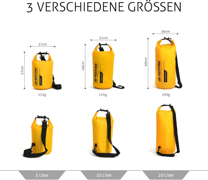 Restube Wasserdichter Drybag – Premium-Qualität für ultimativen Schutz | Vielseitig und geräumig | I