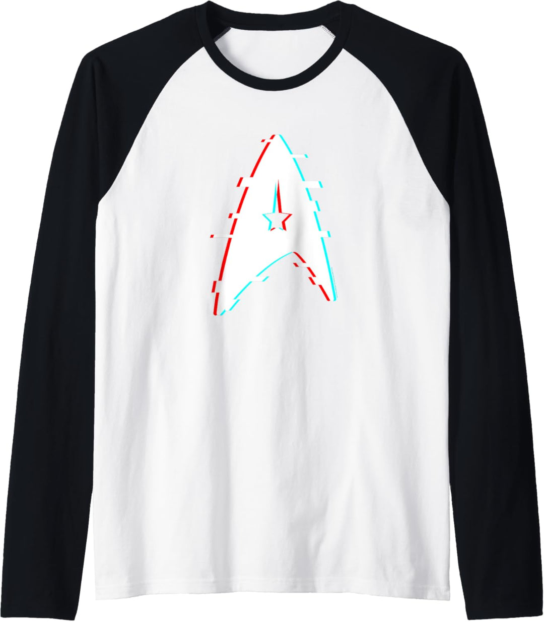 Star Trek: The Original Series Starfleet Glitch White Raglan