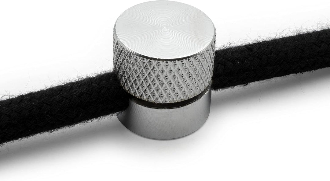 AMARCORDS - 10 Aluminium Deckenpins mit sichtbarer Kabelanpassung. Deckenbefestigung für Lampen und