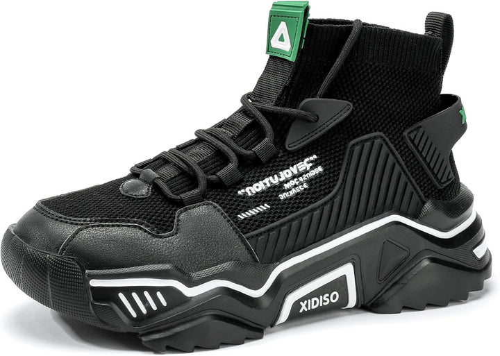 FUSHITON Herren Sportschuhe Turnschuhe Gym Leicht Hohe Schuhe Outdoor Fitnessschuhe Freizeitschuhe S