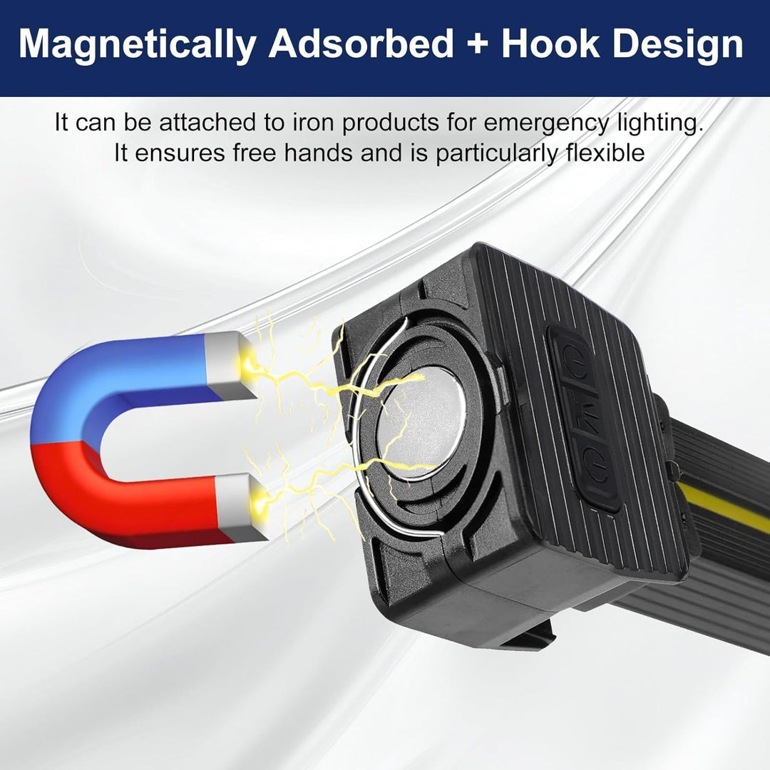 Posing Lampe Gym Magnetisch, Posing Lampe für Gym Selfies, 7th Gear Dimming, Portable Magnetic LED F
