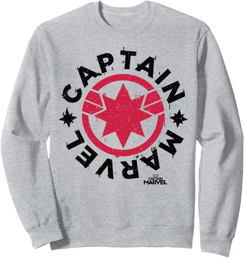 Captain Marvel Symbol Logo Sweatshirt