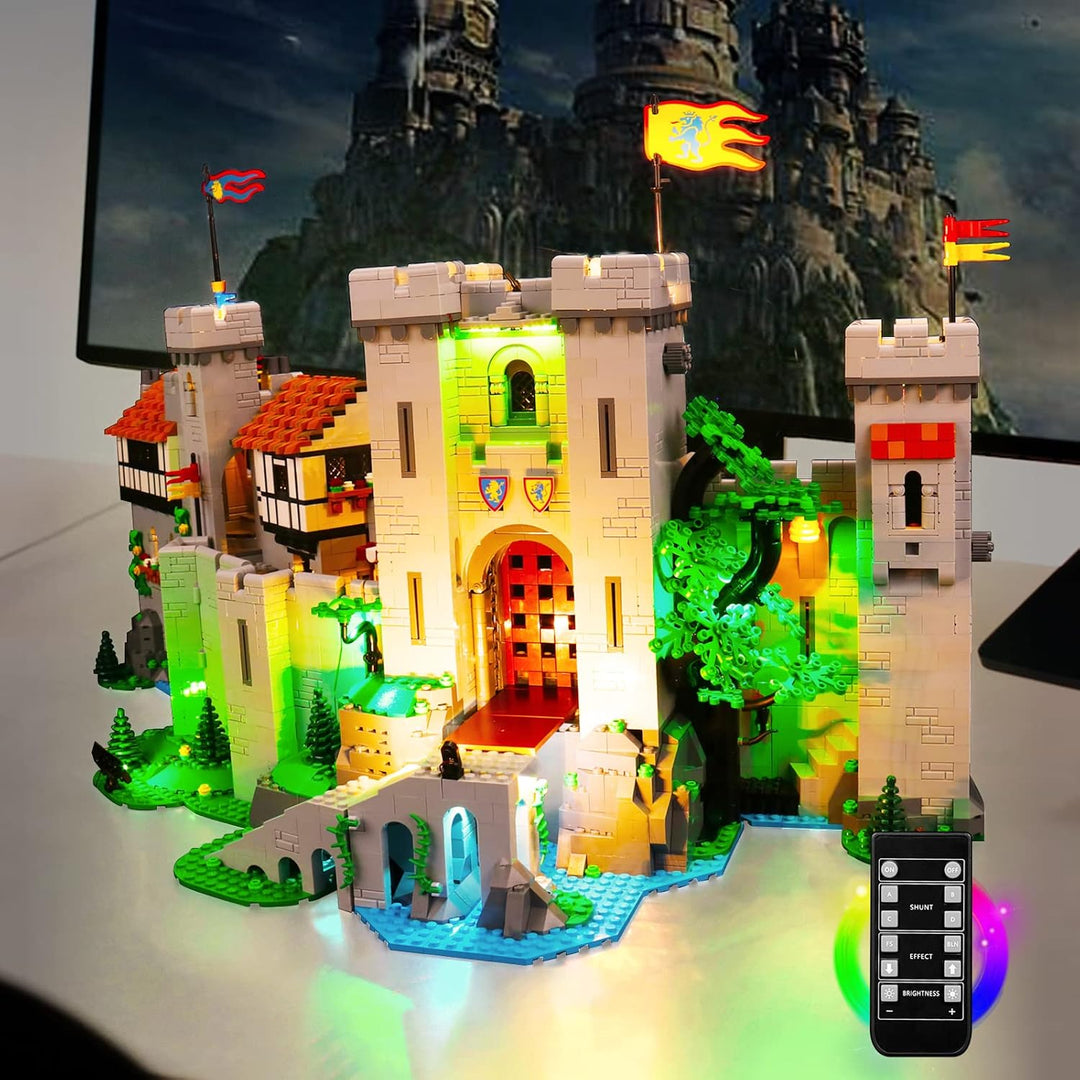 Led Licht Set für Lego 10305 Burg der Löwenritter (Kein Lego-Modell enthalten, nur Beleuchtung), Fer