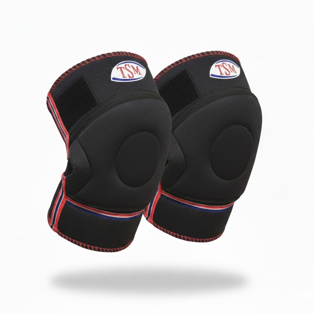 TSM Knieschützer Basic Sportbandage, schwarz, M