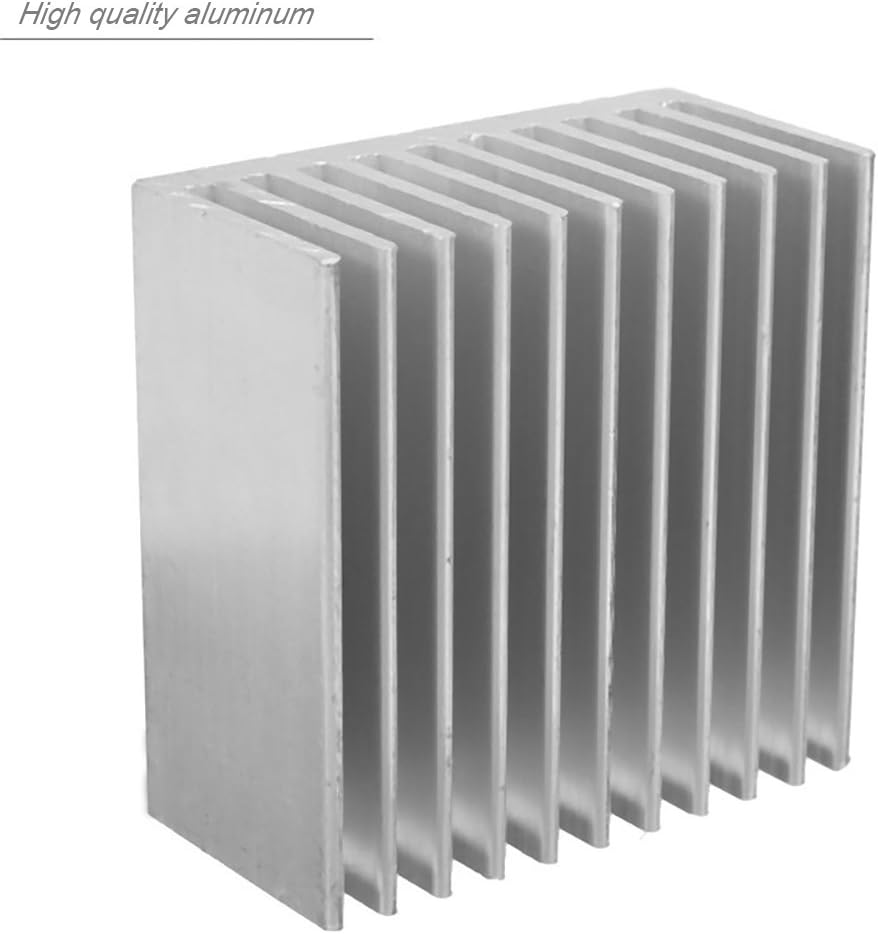 Aluminium-Chipsatz Kühlkörper Kühlkörper Kühlkörper Kühlflosse Silber für CPU LED Power Active Kompo