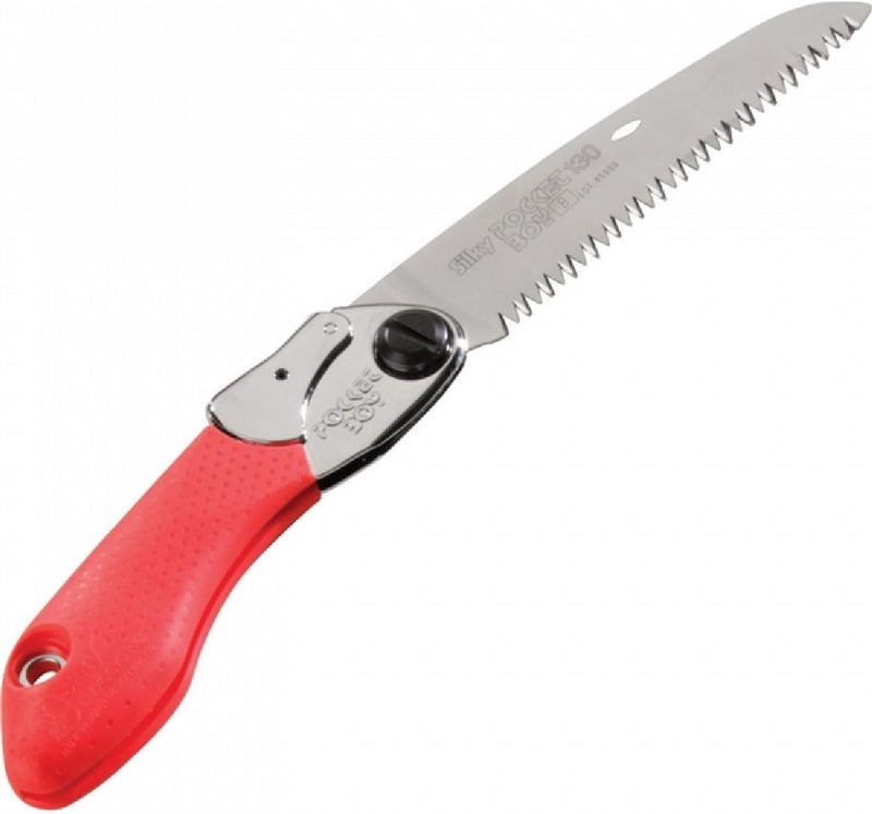 Silky Klappsäge Pocketboy 130mm rot/grob Large Rot, Large Rot