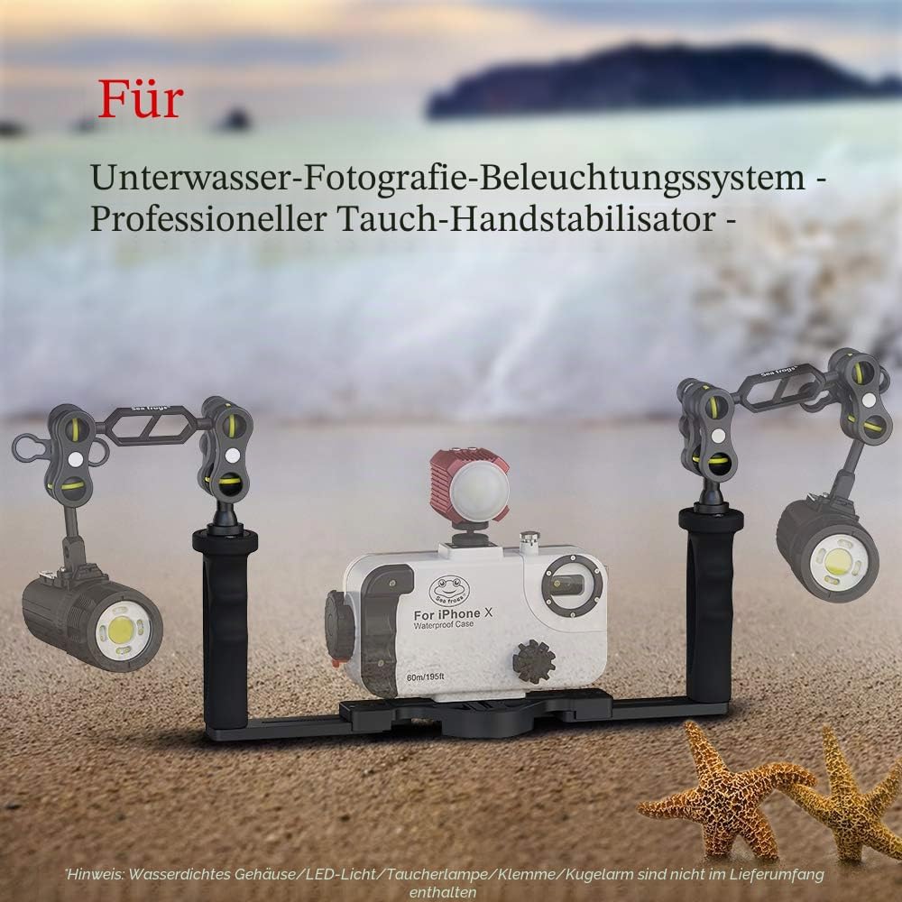 Sea frogs Aluminium Tray/Grip for Underwater Camera Housings, Aluminium Tray/Grip
