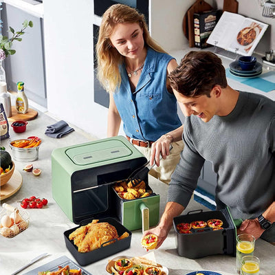 Ninja Heissluftfritteuse Zubehör, Airfryer Zubehör für Ninja Foodi AF400EU AF300EU Double Stack XL S