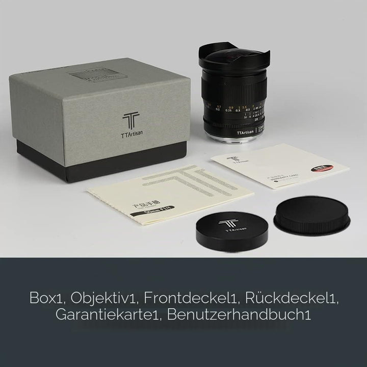 TT Artisan Fisheye Objektiv 11mm f 2.8 Anschluss Sony E Mount Ultra-Weitwinkelobjektiv für Vollforma