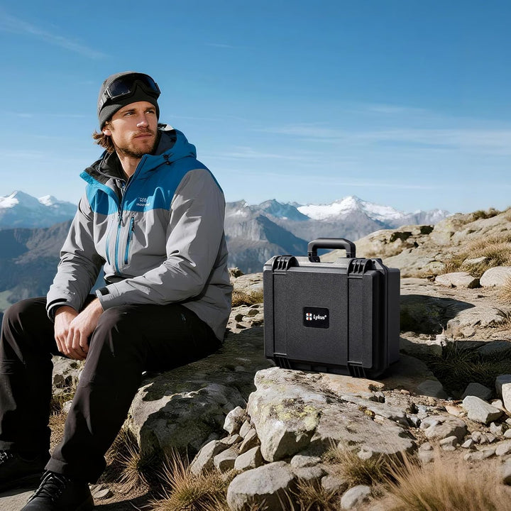 Lykus Titan AA100 Wasserdicht Tasche/Koffer/Case für Antigravity A1 Drone Bundles,Unterstützt 7 Akku