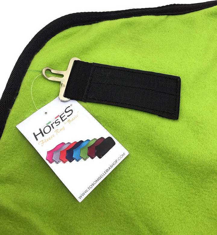 Horses, Fleece Pferdedecke, Basismodell, weich und bequem, ideal für Transport und Feierabend, Gröss
