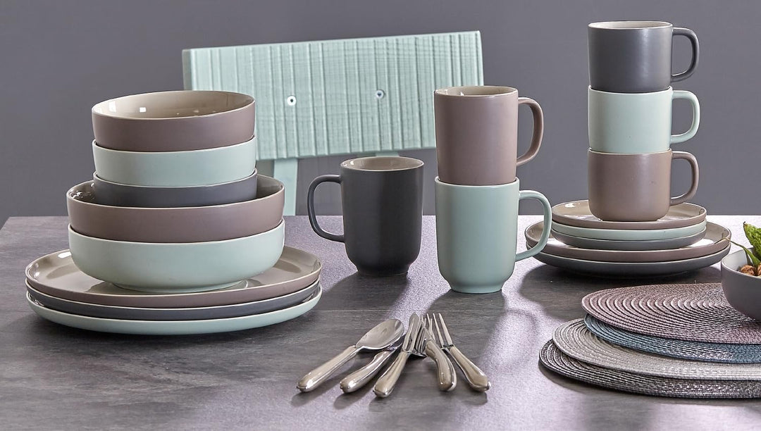 Ritzenhoff &amp; Breker Kaffeeservice Jasper, 12-teilig Grau (0407648-69a6813c), Grau (0407648-69a6813c)