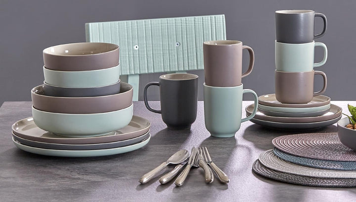 Ritzenhoff &amp; Breker Kaffeeservice Jasper, 12-teilig Grau (0407648-69a6813c), Grau (0407648-69a6813c)