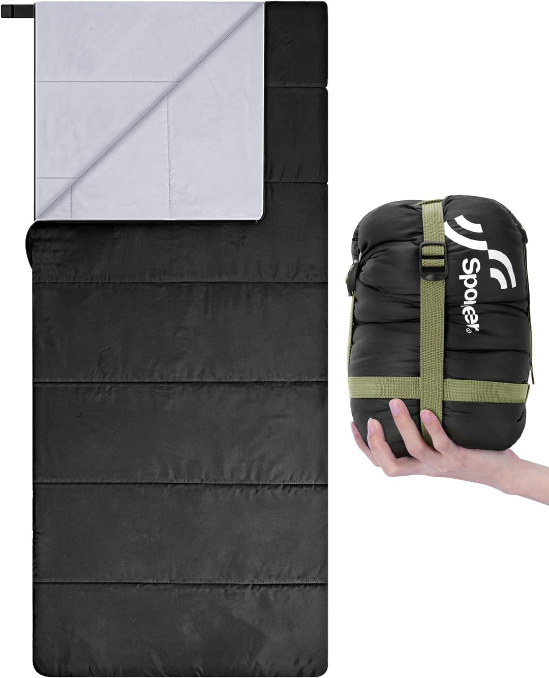 Schlafsack Sommerschlafsack: Sportneer 190×85cm Schlafsacke Sommer Tragbar Leicht Wasserdicht Sleepi