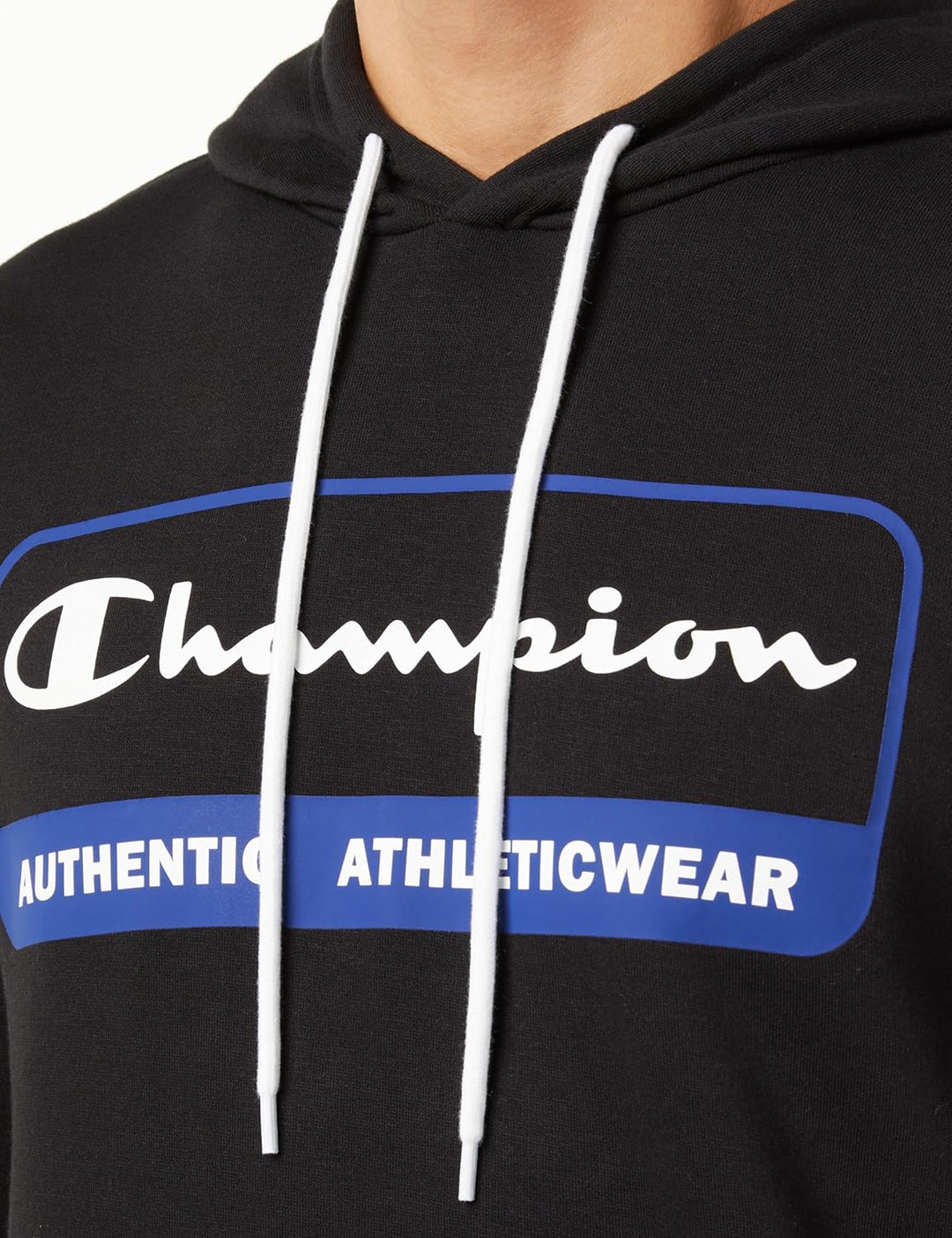 Champion Herren Legacy Graphic Shop Authentic-Powerblend Fleece Kapuzenpullover M Nero, M Nero