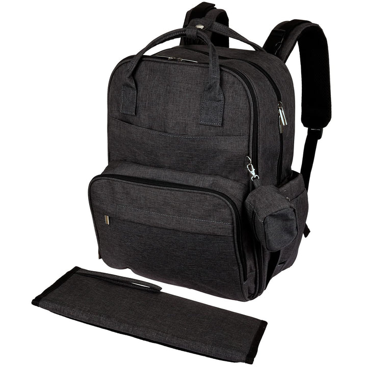 Wickelrucksack Baby Wickeltasche Grosser Stauraum, die Tasche kann am Kinderwagen angehängt werden,