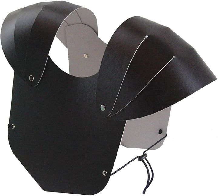 BestSaller Brustpanzer für Kinder, Stabiler Karton, fertig montiert, Farbe:schwarz (2 Stück), Schwar