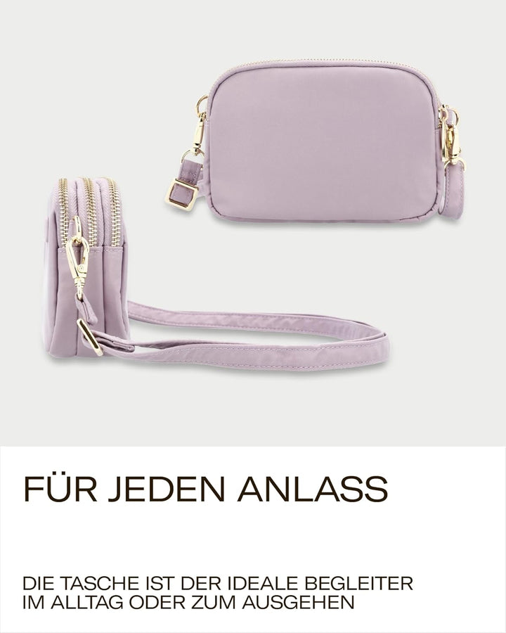 Picard Damen Schultertasche PINA aus Nylon Klein | mit Reissverschluss | Schultertasche | Alltag, Au