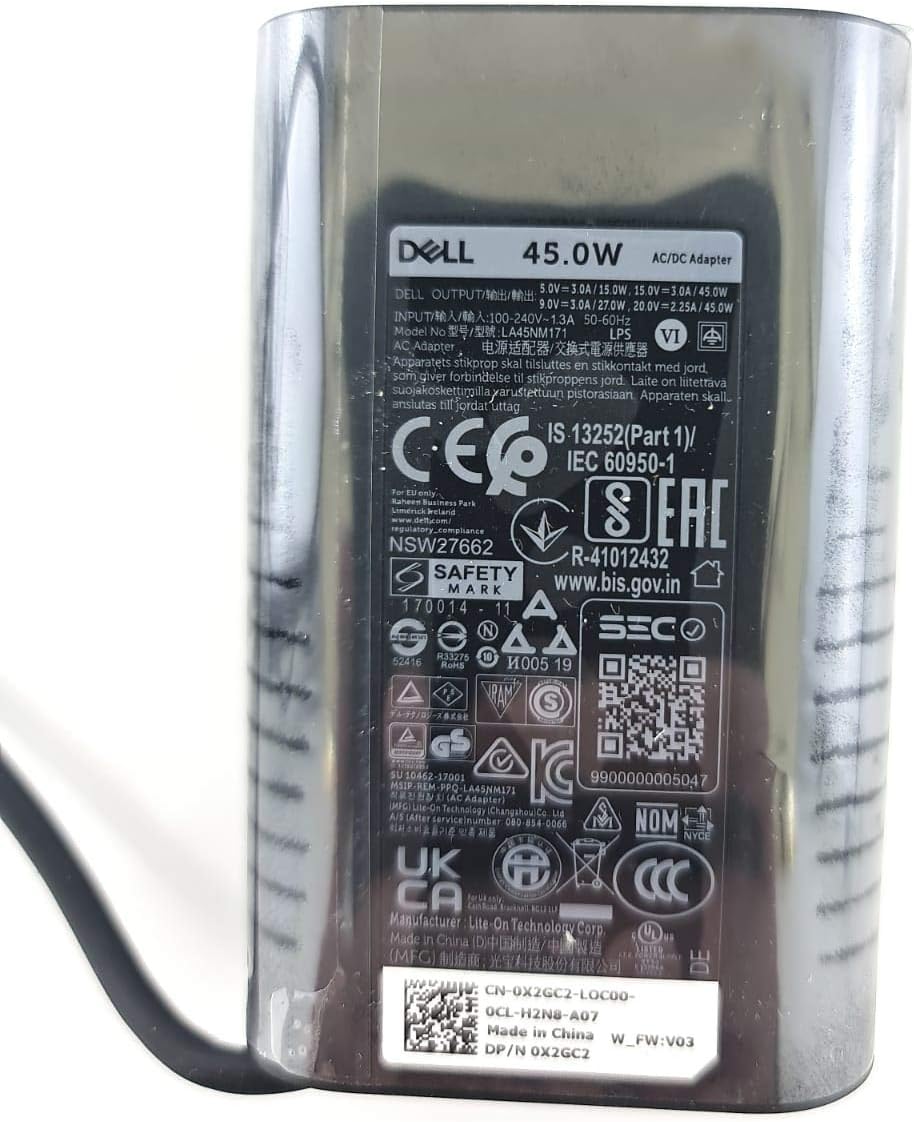 Dell HDCY5 - USB-C AC Adapter 45W