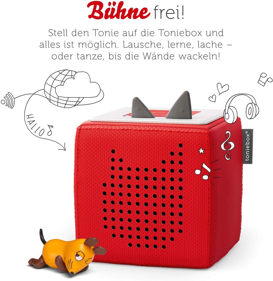 tonies Hörfiguren für Toniebox: Maus Schlaf Schön Figur mit 16 Gute Nacht Geschichten für Kinder - c