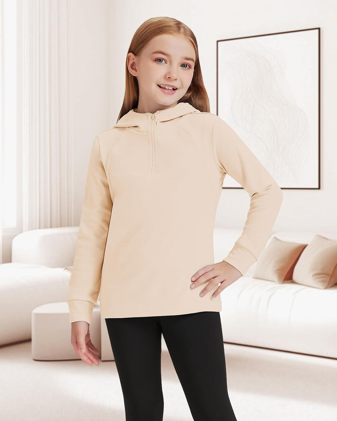 WOWENY Thermoshirt Kinder Langarm Thermo Unterhemd Warm Unisex Rollkragenpullover Mädchen Rollkragen