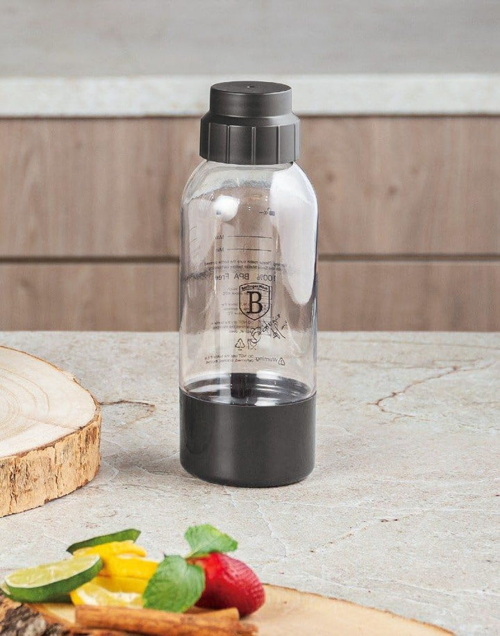 Berlinger Haus Wassersprudler Sodabereiter SODABAR + 2 Flaschen Anthrazit Kollektion | Stilvoll, kom