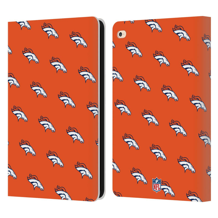Head Case Designs Offizielle NFL Muster Denver Broncos Artwork Leder Brieftaschen Handyhülle Hülle H