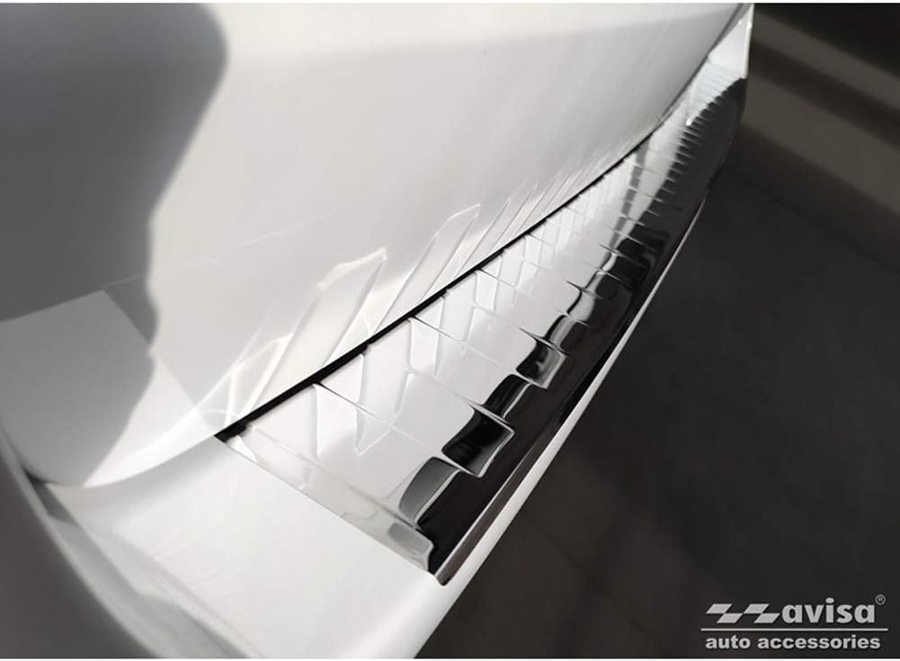 Avisa Chrom Edelstahl Heckstossstangenschutz kompatibel mit Mercedes Vito/V-Klasse 2014-2019 & Facel