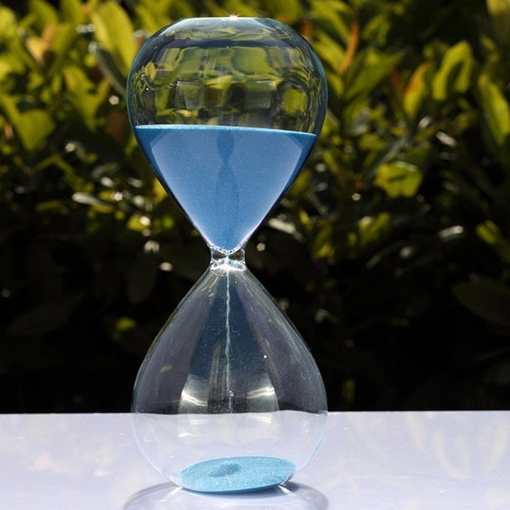 Sanduhr, farbig, Glas, ideal als Weihnachtsgeschenk oder zum Geburtstag 30 Minutes blau, 30 Minutes
