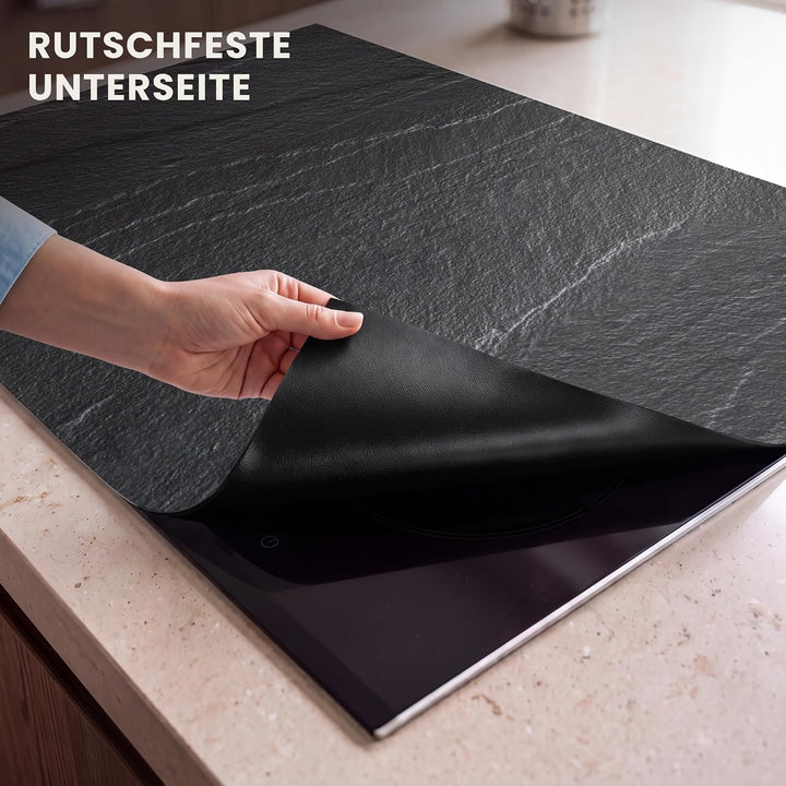 Herdabdeckplatte Einteilig Küche Herdabdeckung Induktionsfeld Ceranfeld Herdabdeckplatten Vinyl Matt